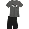Puma Teamgoal Big Kids' Soccer Shorts In Charcoal
