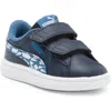 Puma Kids'  Smash Sneaker In Club Navy- White-blue