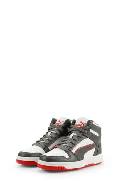 Puma Kids' Rebound Layup High Top Sneaker In Multi