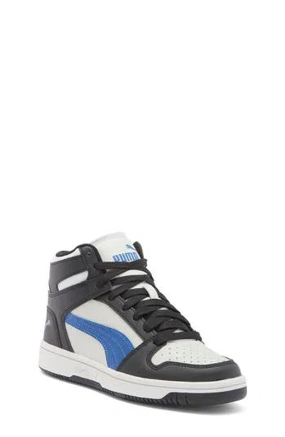 Puma Kids' Rebound Layup Sl Jr Sneaker In Cool Light Gray-blazing Blue