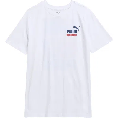 Puma Kids' Recess Graphic T-shirt In White