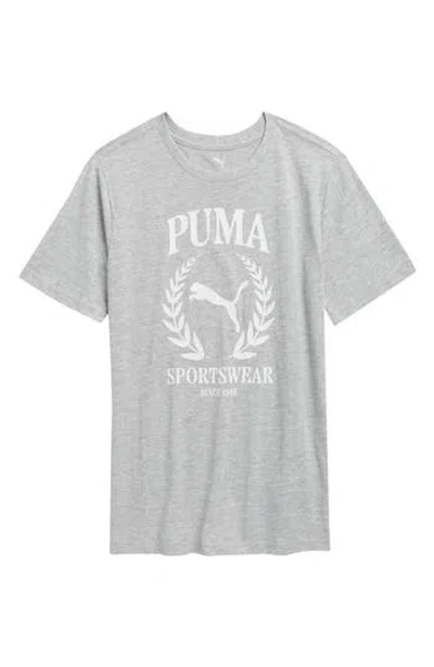 Puma Kids' Recess Pack Graphic T-shirt In Gray