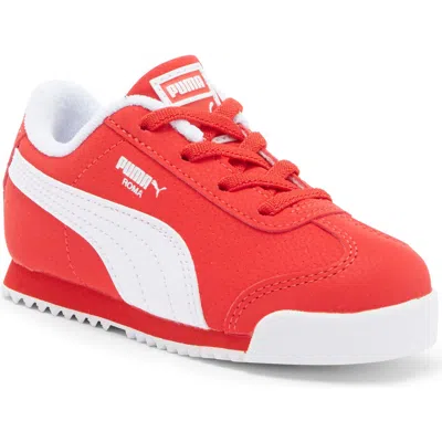 PUMA PUMA KIDS' ROMA REVERSED SNEAKER