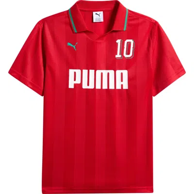 Puma Kids' Showtime Polo In Red