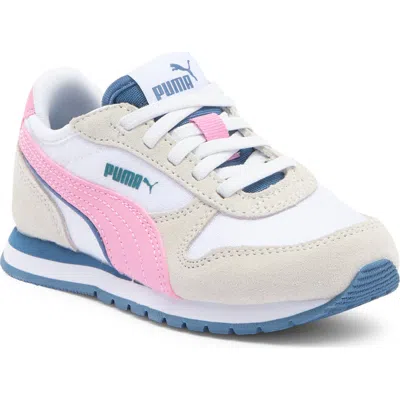 Puma Kids' Siege Sneaker In  White-mauved Out-gray