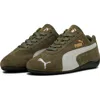 Puma Kids' Speedcat Sneaker In Loden Green- White