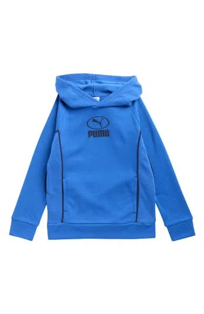 Puma Kids' Sport Fleece Pullover Hoodie In Blue