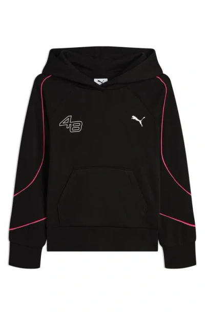 Puma Kids' Sport Pack Cotton Blend Fleece Hoodie In Black