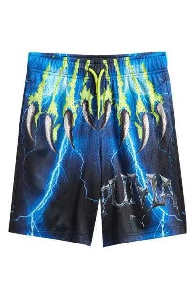 Puma Kids' Sport Pack Mesh Shorts In Blue