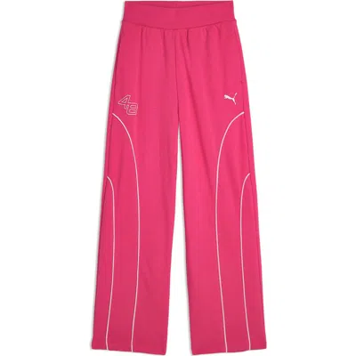 Puma Kids' Star Drive Moto Sweatpants In Pink