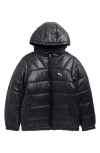Puma Kids' Water Resistant Puffer Jacket In Black