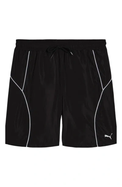 Puma Kids' Woven Track Shorts In Black