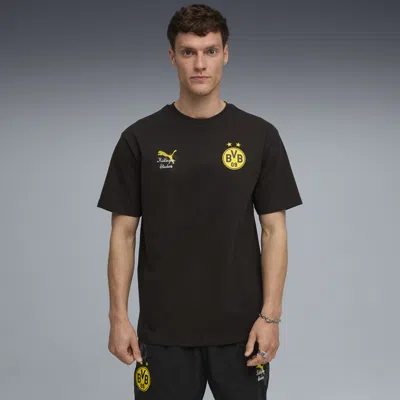 Puma Kidsuper X Borussia Dortmund Graphic T-shirt Men In Black