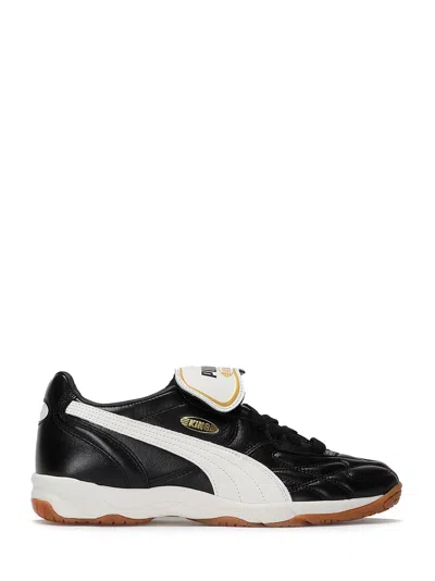 Puma Sneakers King Indoor In Black Warm White