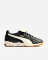 Puma 'king' Black Sneakers With Formstrip Logo Detail On The Side And Logo Patch On The Tongue In Black