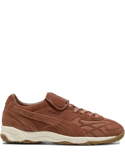 Puma King Indoor Clean Sneakers In Brown
