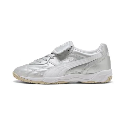 Puma King Indoor Mesmerize Sneakers In Gray