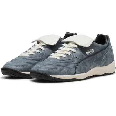 Puma King Indoor Premium Soccer Sneaker In Animal Print