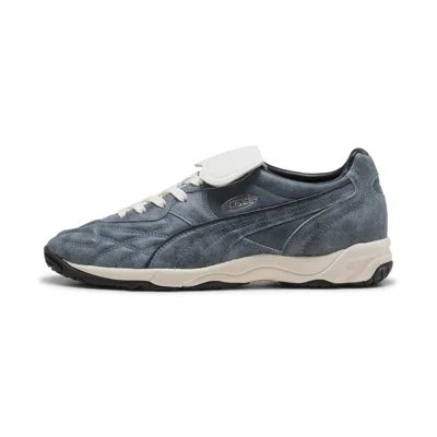 Puma King Indoor Premium Unisex Shoes In Blue