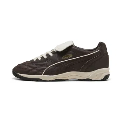 Puma King Indoor Premium Unisex Shoes In Brown