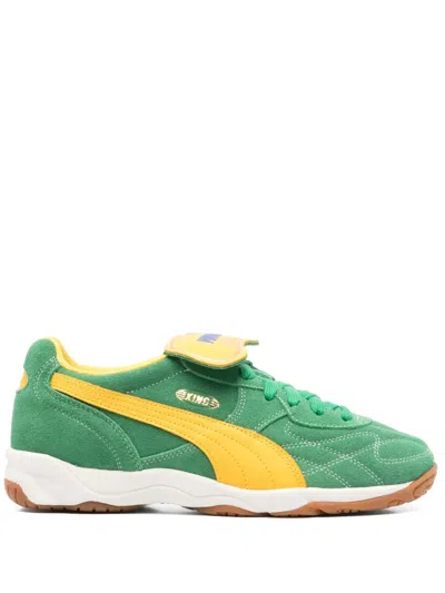 Puma King Indoor Royalty Men's Sneakers In Green