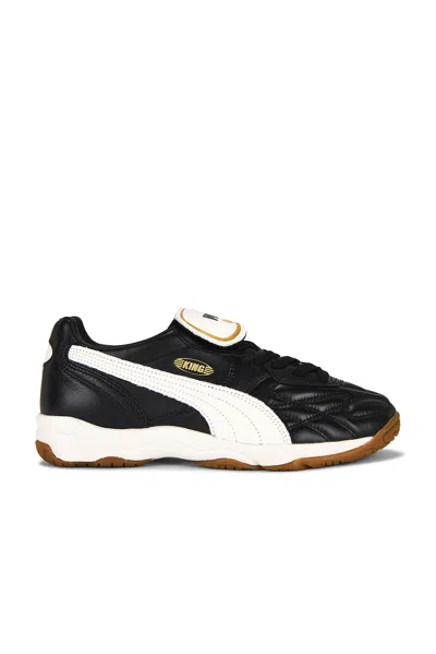 Puma Sneakers King Indoor In Black Warm White