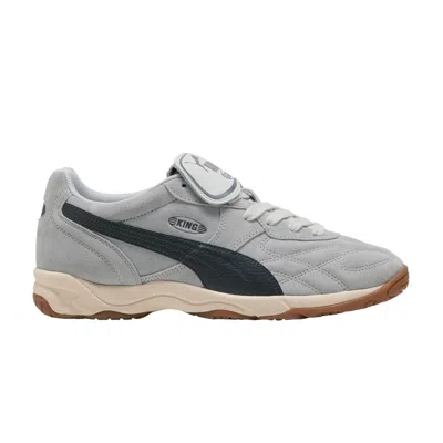 Pre-owned Puma King Indoor Suede 'grey Echo Alpine Snow' | Men's Size 8.5