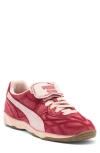 Puma King Indoor The Neverworn V Soccer Sneaker In Dark Crimson-rose Quartz