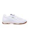 Puma 'king' White Sneakers With Formstrip Logo Detail On The Side And Logo Patch On The Tongue In White