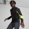Puma King Pro Men's Quarter-zip Top In Black-electric Lime