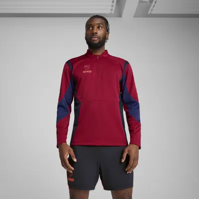 Puma King Pro Men's Quarter-zip Top In Blue