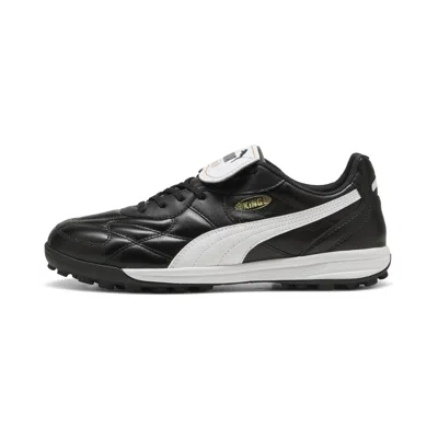 Puma King Top Turf Soccer Cleats Shoes In Black