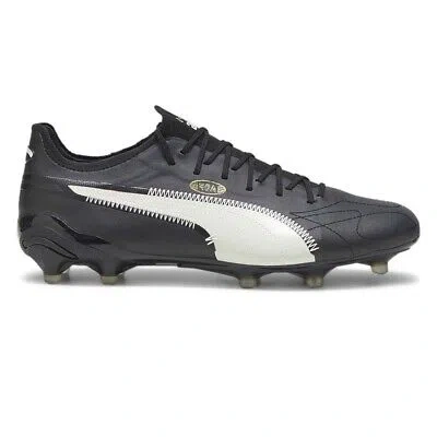 Pre-owned Puma King Ultimate Aof Firm Groundartificial Ground Soccer Cleats Mens Black Sne