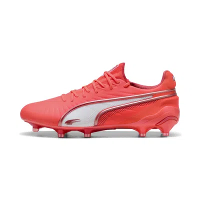 Puma King Ultimate Firm Ground/artificial Ground Women's Soccer Cleats Shoes In Red