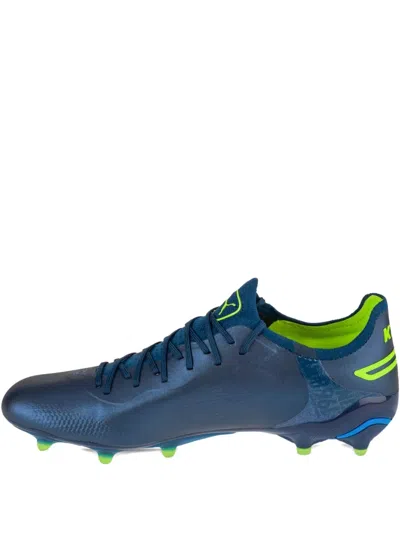 Puma King Ultimate "persian Blue/white/pro Green" Sneakers In Multi