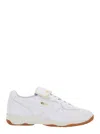 Puma King White Sneakers With Formstrip Logo Detail On The Side And Logo Patch On The Tongue In Leather U In White