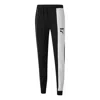 Puma Kontrast Contrasting Colors Drawstring Casual Sports Long Pants Black