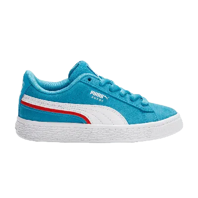 Pre-owned Puma Kool-aid X Suede Triplex Little Kid 'white Blue Atoll'