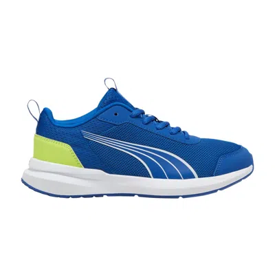 Pre-owned Puma Kruz Profoam Big Kid 'cobalt Glaze Lime Pow' | Blue | Kid's Size 4.5