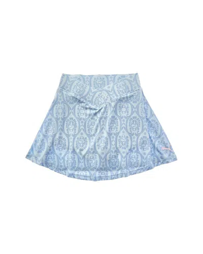 Puma Kids'  Lace Pack Printed Skort In Blue