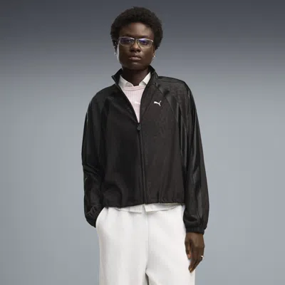 Puma Lace Pack T7 Women's Relaxed Jacket In Black