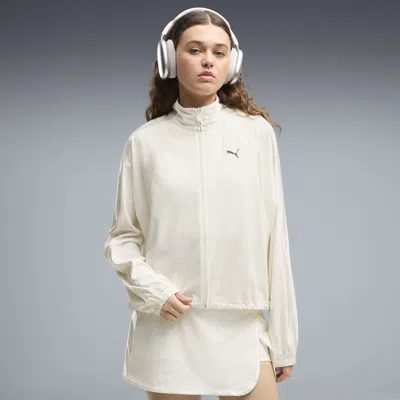 Puma Lace Pack T7 Women's Relaxed Jacket In White