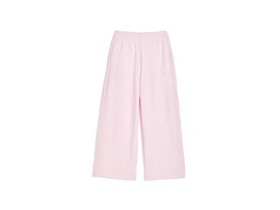 Puma Lace Pack Wide Leg Pants (little Kid) Girl's Clothing Pearl Pink: 5 Little Kid 25
