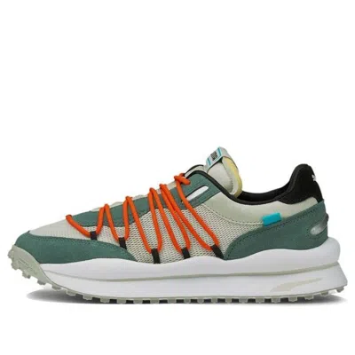Puma Lace Rider Pop Low Top Grey In Multi
