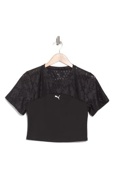 Puma Lace Top In Black