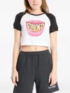 Puma Lace-trim Graphic-print T-shirt In Multi