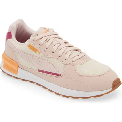 Puma Lace-up Graviton Sneaker In Alpine Snow-mauve Mist-magenta