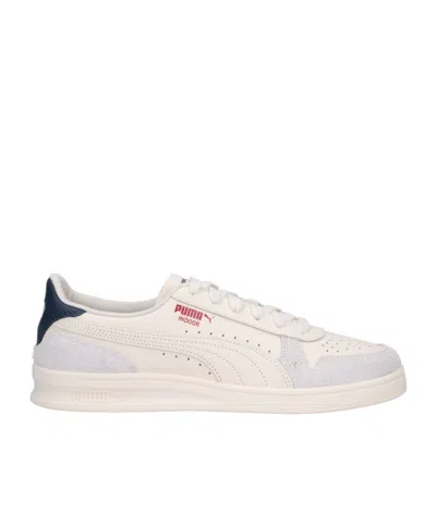 Puma Lace-up Low-cut Sneakers In White