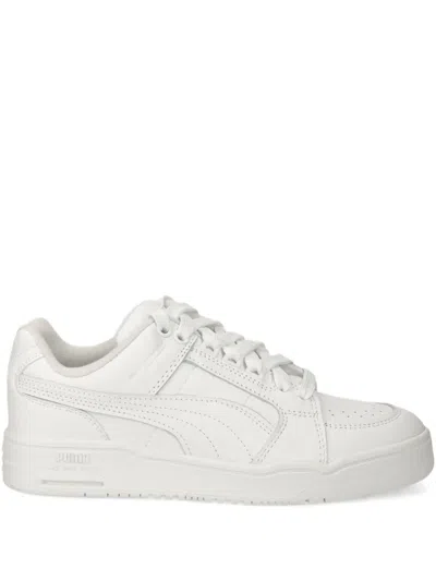 Puma Lace-up Sneakers In White