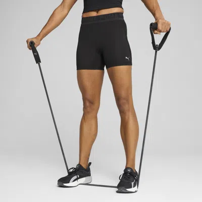 Puma Lace Women's High-waisted 5" Short Tights In Black